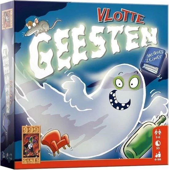 999 Games Spellenbundel - Kaartspel - 2 Stuks - Vlotte Geesten & Valse Motten 2 999 Games Spellenbundel - Kaartspel - 2 Stuks - Vlotte Geesten & Valse Motten - Afbeelding 2