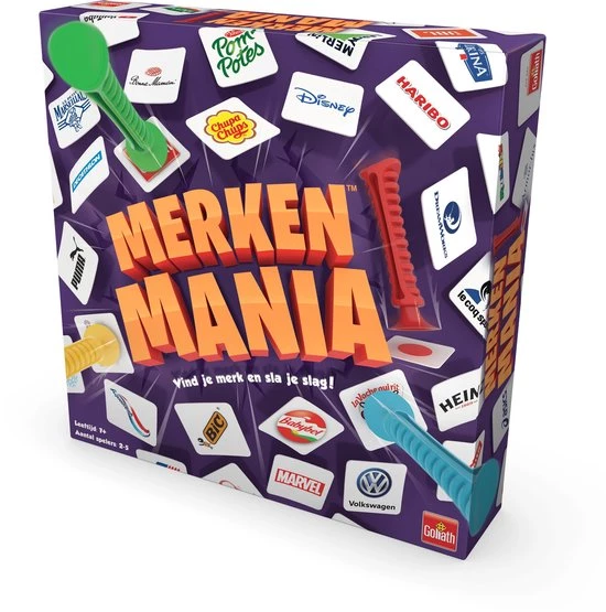 Goliath Merkenmania - Kaartspel - Partyspel 1 Goliath Merkenmania - Kaartspel - Partyspel