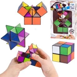 Magic Puzzle Clown Magic Cube 2-in-1