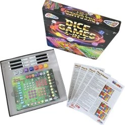 Grafix | Dice Games 4-in-1 Dobbelspellen | Gezelschapsspel Voor Kinderen En Volwassenen | Combinatie Van Tactiek- En Geluk -spellen-voor-volwassenen Verkoopwinkel 550x559