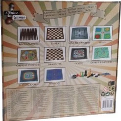 Lifetime Games Spellenset - 10 Borden - Spelattributen - 100 Spelvarianten