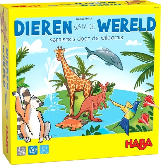 Haba Spel - Dieren Van De Wereld - 6+ 1 Haba Spel - Dieren Van De Wereld - 6+