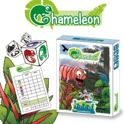 The Gamefantry Chamelon | Dobbelspel Kinderen | Familiespel Kinderen | Dobbelstenen Spel | Spellen Voor Kinderen | Familiespel | Het Familiespel Van Het Jaar | Vanaf 7 Jaar | 2-4 Personen