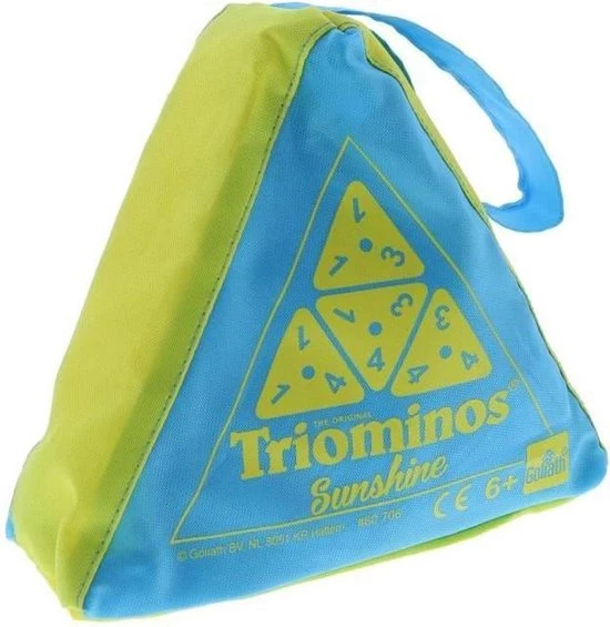 Goliath Triominos Sunshine Blauw 24 Stenen 5 Goliath Triominos Sunshine Blauw 24 Stenen - Afbeelding 5