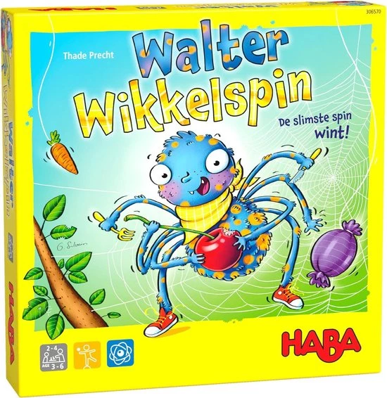Haba Spel - Walter Wikkelspin - 3+ 1 Haba Spel - Walter Wikkelspin - 3+