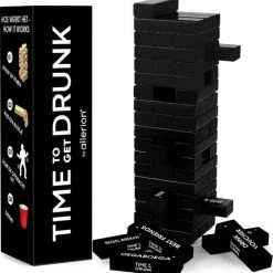 Allerion? Allerion - Time To Get Drunk Tower Edition Drankspel Stapeltoren 54 Blokken