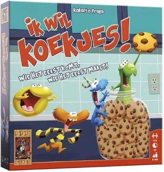 999 Games Ik Wil Koekjes! Kaartspel 5 999 Games Ik Wil Koekjes! Kaartspel - Afbeelding 5