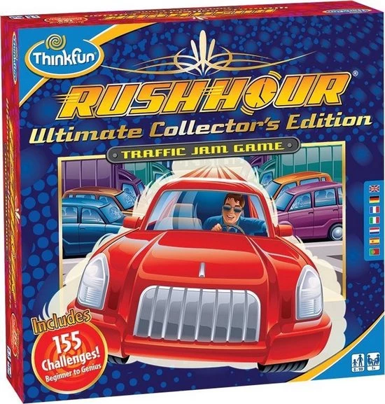 ThinkFun Rush Hour Ultimate - Breinbreker 1 ThinkFun Rush Hour Ultimate - Breinbreker
