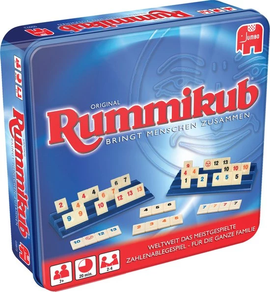 Jumbo Original Rummikub - Duitstalig 5 Jumbo Original Rummikub - Duitstalig - Afbeelding 5