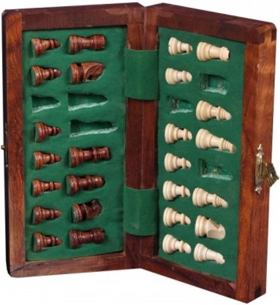 Longfield Schaakset Magnetisch/Opklapbaar - 13 X 25 Cm 6 Longfield Schaakset Magnetisch/Opklapbaar - 13 X 25 Cm - Afbeelding 6