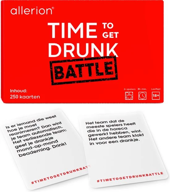 Allerion? Allerion Time To Get Drunk Battle Edition Drankspel Met 250 Kaarten Team Drank Spel 1 Allerion? Allerion Time To Get Drunk Battle Edition Drankspel Met 250 Kaarten Team Drank Spel