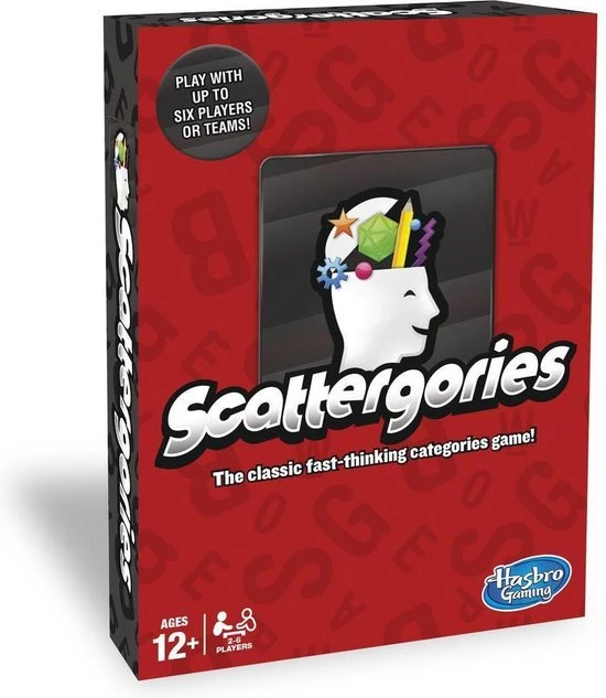 Hasbro Gaming Scattergories - Het Snel Denkende Gezelschapsspel - Hasbro 1 Hasbro Gaming Scattergories - Het Snel Denkende Gezelschapsspel - Hasbro