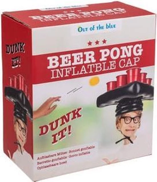 Out Of The Blue Bierpong Hoed - Opblaasbaar - Set Van 2 Met Accessoires 3 Out Of The Blue Bierpong Hoed - Opblaasbaar - Set Van 2 Met Accessoires - Afbeelding 3