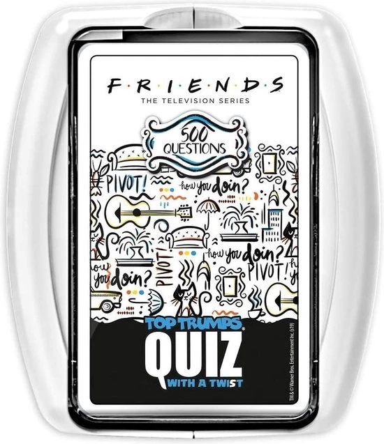 Top Trumps Friends Quiz 500 Vragen - Engels 3 Top Trumps Friends Quiz 500 Vragen - Engels - Afbeelding 3