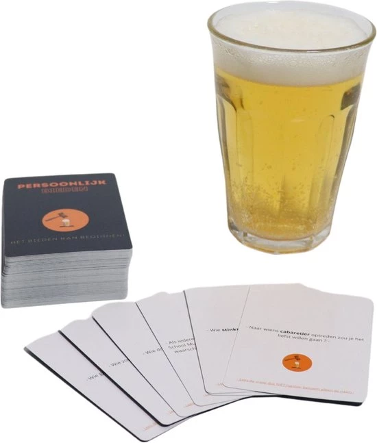 Gezellig Drankspel - Persoonlijk Bieden - Drankspellen Met Kaarten (75 Kaarten) 3 Gezellig Drankspel - Persoonlijk Bieden - Drankspellen Met Kaarten (75 Kaarten) - Afbeelding 3