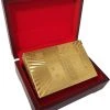 Luxe Kaarten Set - Goud Geplastificeerd - Met Opbergdoos - Poker - Waterproof - 500 Eurobiljet Model - ODaani
