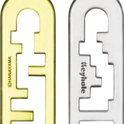 Hanayama Huzzle Breinbreker Cast Keyhole 11,8 Cm Staal Zilver/goud -spellen-voor-volwassenen Verkoopwinkel 550x657 3