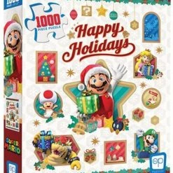 Merkloos Super Mario - Jigsaw Puzzle - Happy Holidays (1000 Pieces)