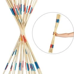 Relaxdays Mikado Groot - XL Mikado - Reuze Mikado - Mikado Voor Buiten - 31 Stokjes