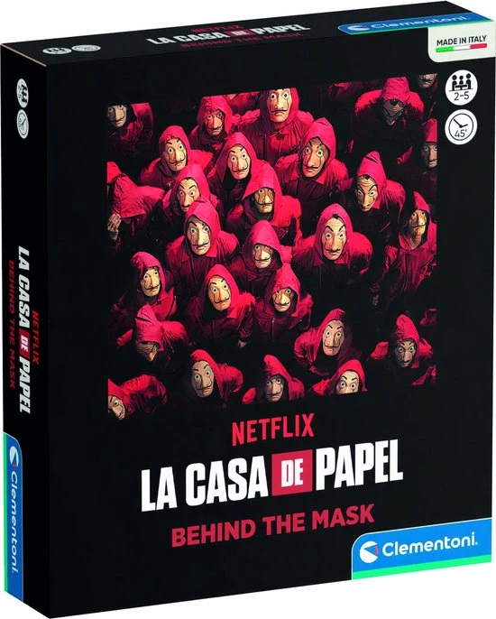 Clementoni Bordspel - La Casa De Papel - Behind The Mask 1 Clementoni Bordspel - La Casa De Papel - Behind The Mask