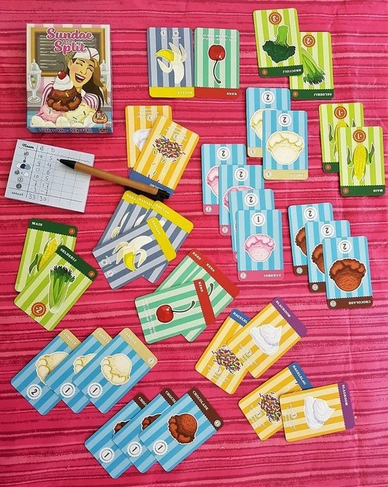 White Goblin Games Kaartspel Sundae Split 2 White Goblin Games Kaartspel Sundae Split - Afbeelding 2