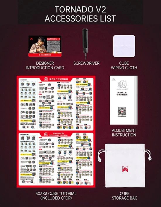 Qiyi Xman Tornado V2 M 3x3 13 Qiyi Xman Tornado V2 M 3x3 - Afbeelding 13