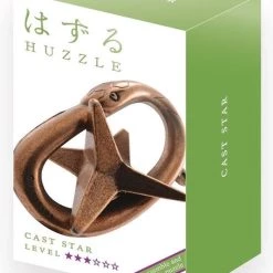 Hanayama Huzzle Breinbreker Cast Star 11,8 Cm Staal Brons -spellen-voor-volwassenen Verkoopwinkel 550x716