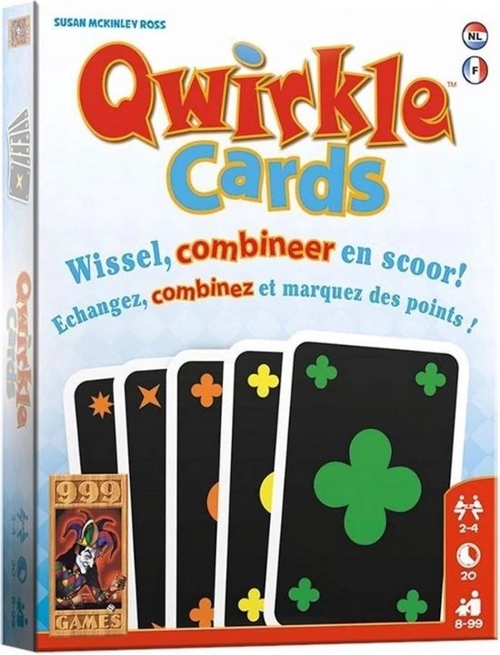 999 Games Spellenbundel - Kaartspel - 2 Stuks - Skip-Bo & Qwirkle 6 999 Games Spellenbundel - Kaartspel - 2 Stuks - Skip-Bo & Qwirkle - Afbeelding 6