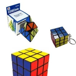 Happy Trendz Cadeau Set Kubus - Cubes Set - 3 Stuks - Pyramide Cube - Color Cube - Sleutelhanger - Schoencadeau - Gift Concentratie - Tegen Verveling