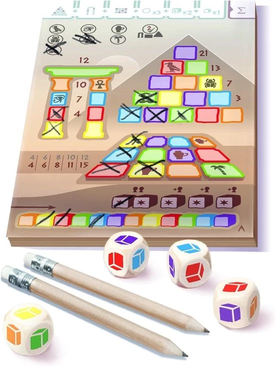 White Goblin Games Dobbelspel Anubixx (nl) 3 White Goblin Games Dobbelspel Anubixx (nl) - Afbeelding 3