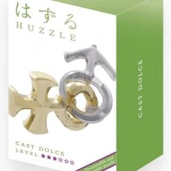 Huzzle Breinbreker Cast Dolce 11,8 Cm Staal Zilver/goud -spellen-voor-volwassenen Verkoopwinkel 550x742 1