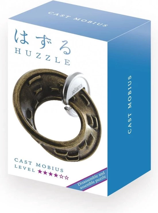 Huzzle Breinbreker Cast Mobius 11,8 Cm Staal Brons 5 Huzzle Breinbreker Cast Mobius 11,8 Cm Staal Brons - Afbeelding 5