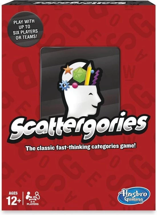 Hasbro Gaming Scattergories - Het Snel Denkende Gezelschapsspel - Hasbro 5 Hasbro Gaming Scattergories - Het Snel Denkende Gezelschapsspel - Hasbro - Afbeelding 5