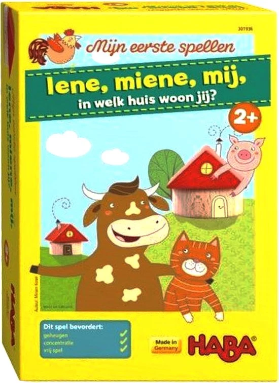 Haba Spel - Mijn Eerste Spellen - Iene, Miene, Mij, In Welk Huis Woon Jij 301936 5 Haba Spel - Mijn Eerste Spellen - Iene, Miene, Mij, In Welk Huis Woon Jij 301936 - Afbeelding 5