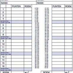 Haza 1x Scoreblokken Klaverjassen 50 Vellen Met Speelkaarten - Kaartspellen - Familiespelletjes - Klaverjassen Score Notitieblok -spellen-voor-volwassenen Verkoopwinkel 550x757 6