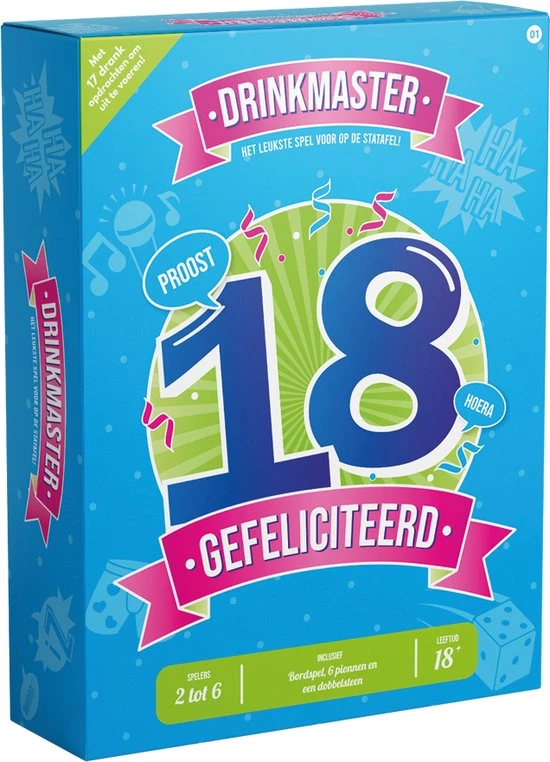Paper Dreams Drinkmaster - 18 Jaar 1 Paper Dreams Drinkmaster - 18 Jaar