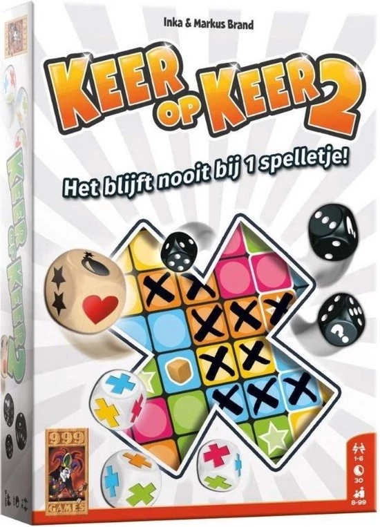Merkloos Spellenbundel - Dobbelspel - 2 Stuks - Keer Op Keer 2 & Kolonisten Van Catan Dobbelspel 2 Merkloos Spellenbundel - Dobbelspel - 2 Stuks - Keer Op Keer 2 & Kolonisten Van Catan Dobbelspel - Afbeelding 2
