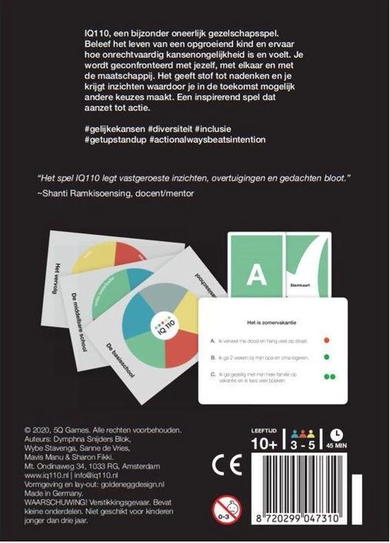 5Q Games IQ110, Een Bijzonder Oneerlijk Gezelschapsspel 5 5Q Games IQ110, Een Bijzonder Oneerlijk Gezelschapsspel - Afbeelding 5