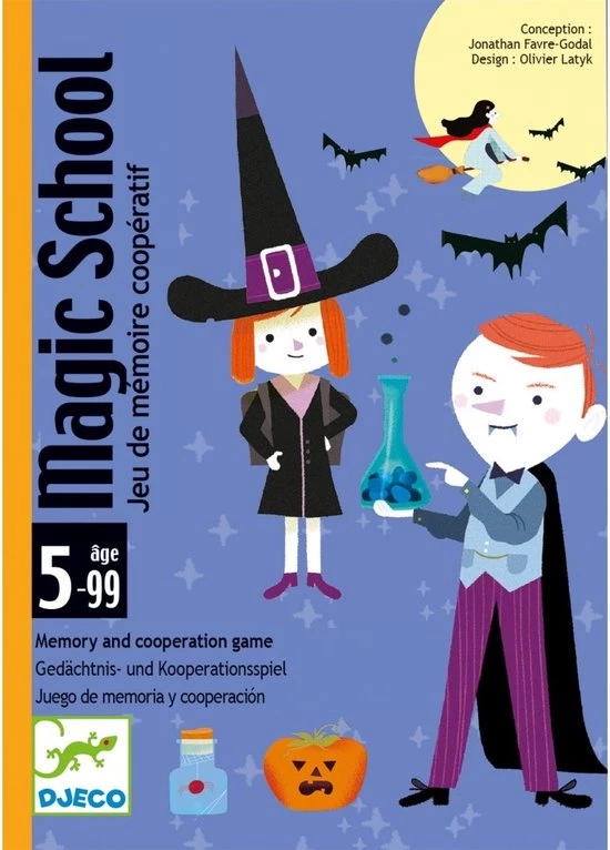 Djeco - Djeco Kaartspel Magic School 1 Djeco - Djeco Kaartspel Magic School