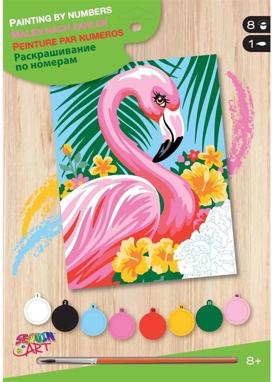 Sequin Art Schilderen Op Nummer Flamingo 1 Sequin Art Schilderen Op Nummer Flamingo