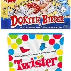 Hasbro Spellenbundel - 2 Stuks - Dokter Bibber & Twister