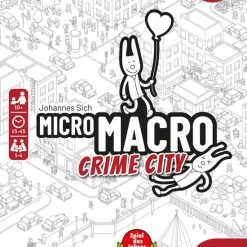 Pegasus Spiele Gmbh MicroMacro: Crime City (Edition Spielwiese Duits) -spellen-voor-volwassenen Verkoopwinkel 550x795 1