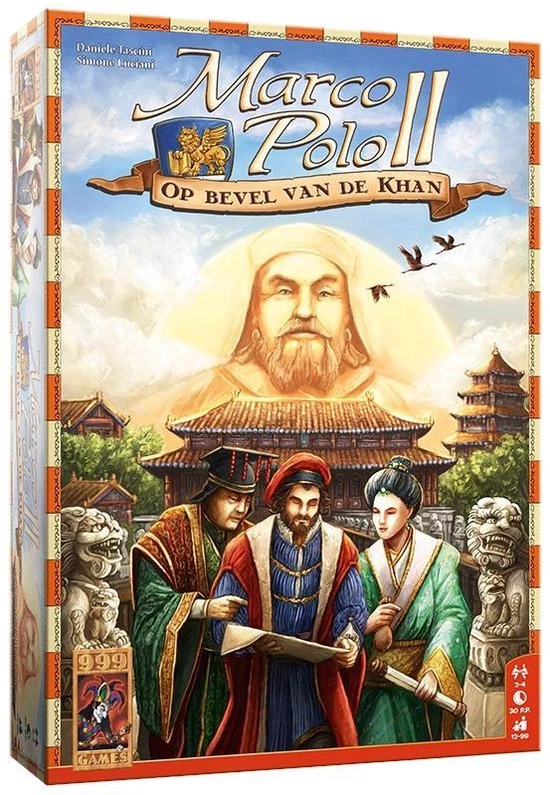 999 Games Marco Polo II: Op Bevel Van De Khan Bordspel 2 999 Games Marco Polo II: Op Bevel Van De Khan Bordspel - Afbeelding 2
