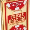Copag Speelgoed | Kaartspel - Texas Holdem Gold - Jumbo Face - 2 Index - Rood - Tradit