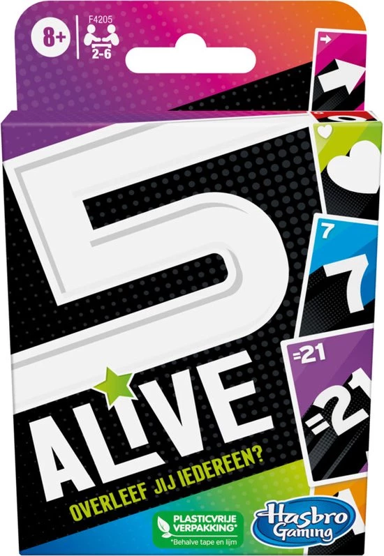 Hasbro Gaming 5 Alive - Kaartspel 1 Hasbro Gaming 5 Alive - Kaartspel