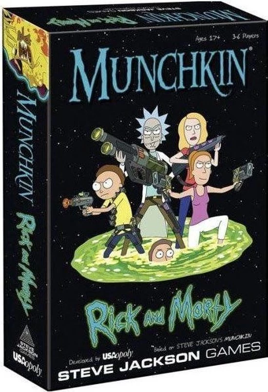 Steve Jackson Games USAopoly Munchkin Rick And Morty 3 Steve Jackson Games USAopoly Munchkin Rick And Morty - Afbeelding 3