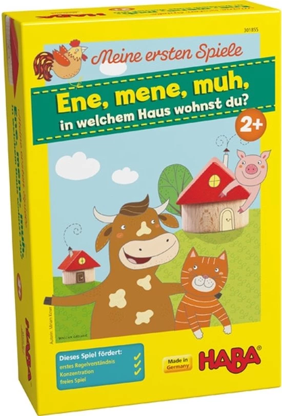 Haba Spel - Mijn Eerste Spellen - Iene, Miene, Mij, In Welk Huis Woon Jij 301936 2 Haba Spel - Mijn Eerste Spellen - Iene, Miene, Mij, In Welk Huis Woon Jij 301936 - Afbeelding 2