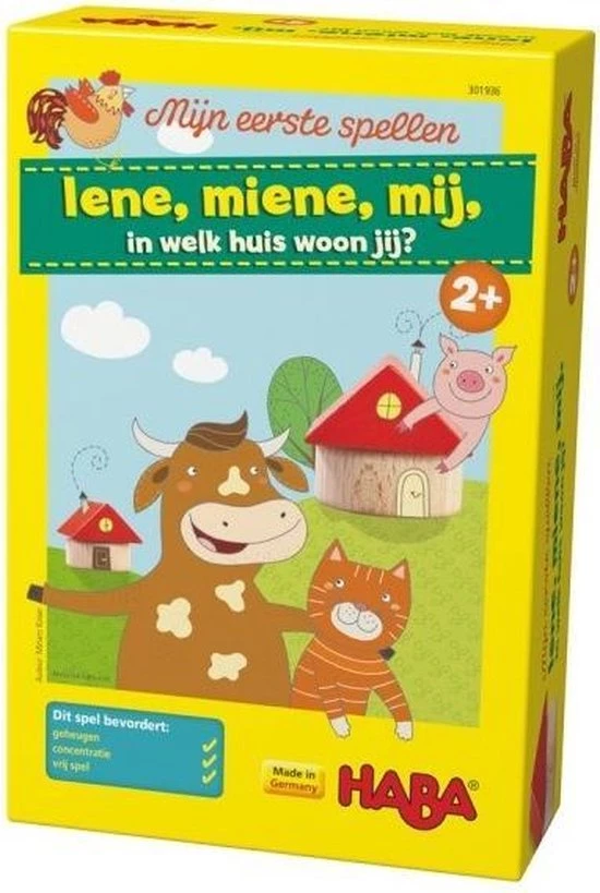 Haba Spel - Mijn Eerste Spellen - Iene, Miene, Mij, In Welk Huis Woon Jij 301936 6 Haba Spel - Mijn Eerste Spellen - Iene, Miene, Mij, In Welk Huis Woon Jij 301936 - Afbeelding 6