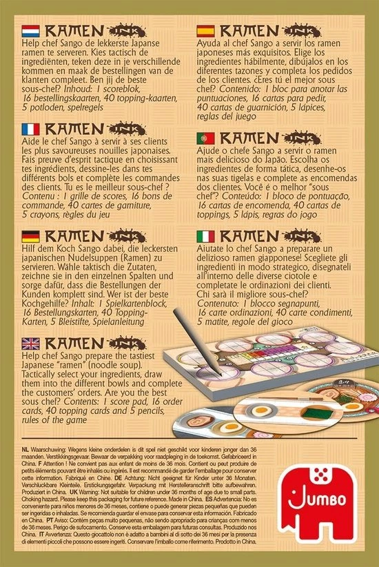 Jumbo Ramen Ink - Kaartspel - Bordspel 11 Jumbo Ramen Ink - Kaartspel - Bordspel - Afbeelding 11