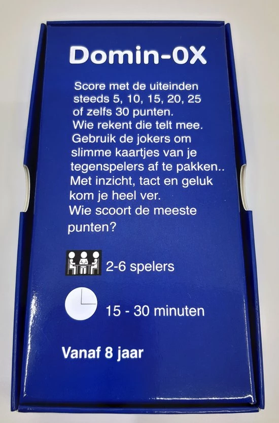 Domin-0X Kaartspel - Educatief Spel - Rekenspel - Uitgeverij IDEE 4 Domin-0X Kaartspel - Educatief Spel - Rekenspel - Uitgeverij IDEE - Afbeelding 4